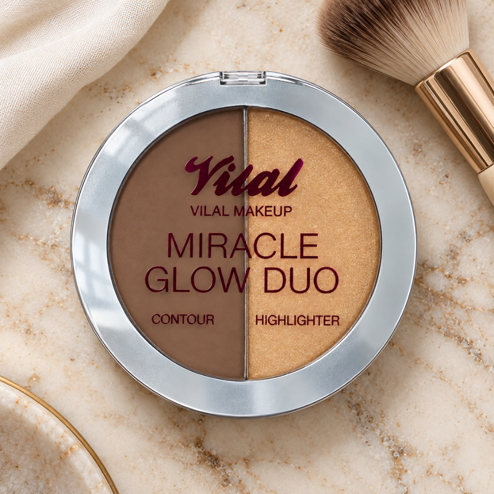 Vilal Makeup Miracle Glow Duo (Contour & Highlighter)