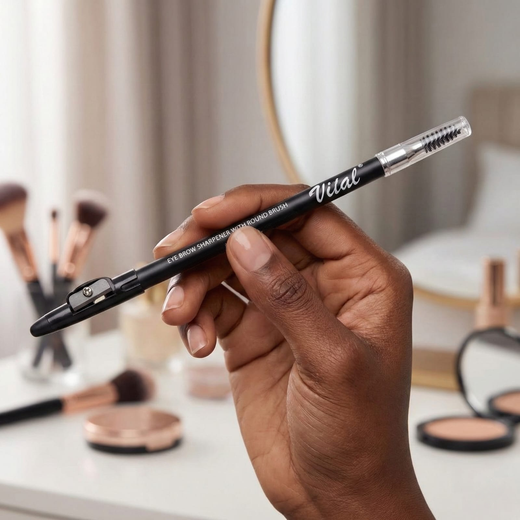 Eyebrow Sharpener with Round Brush