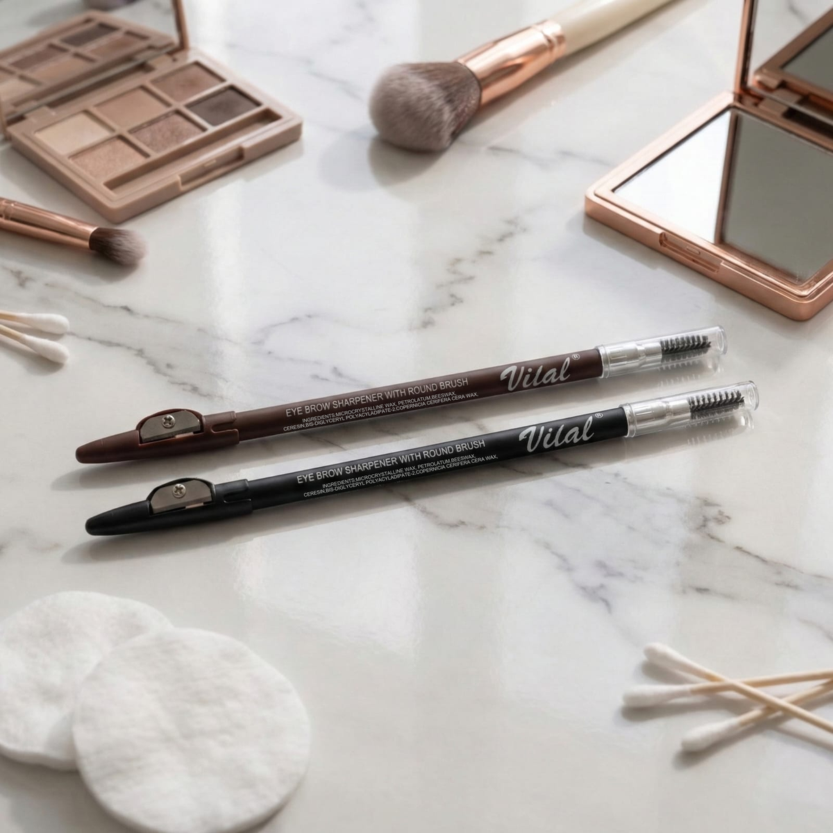 Eyebrow Sharpener with Round Brush