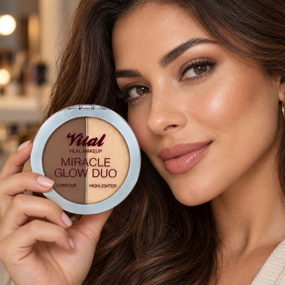 Vilal Makeup Miracle Glow Duo (Contour & Highlighter)