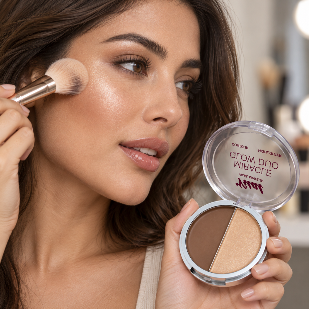 Vilal Makeup Miracle Glow Duo (Contour & Highlighter)