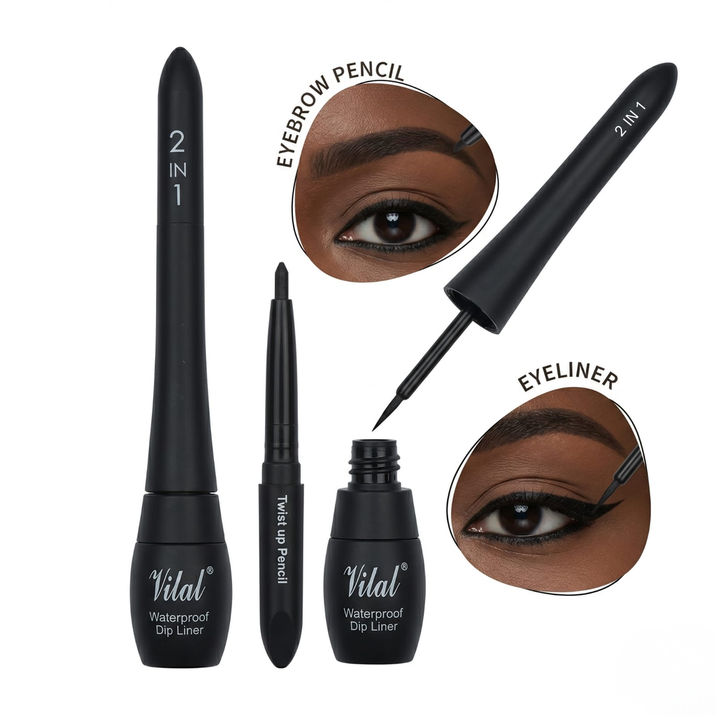 vilal dip it eye liner & twist up pencil 2 in 1