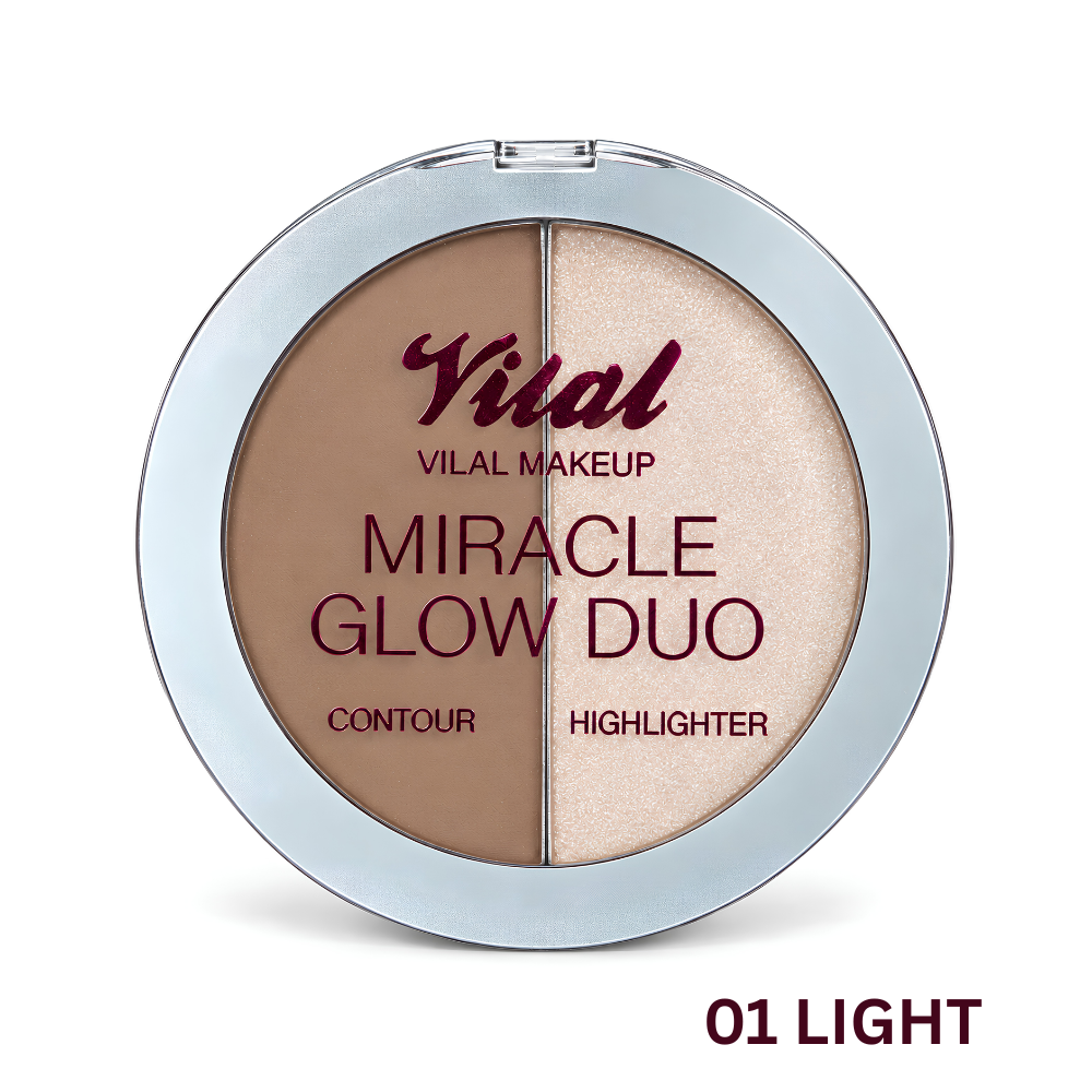 Vilal Makeup Miracle Glow Duo (Contour & Highlighter)