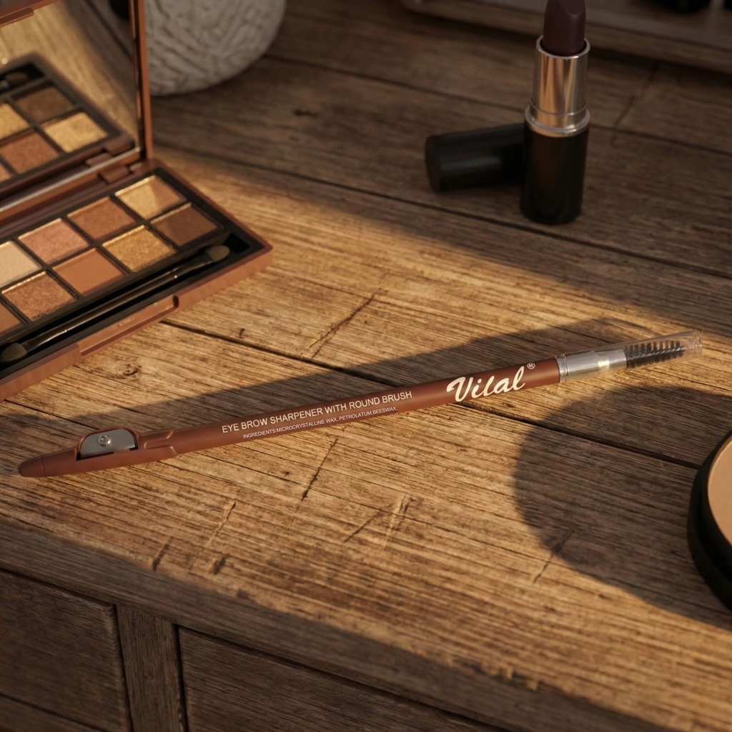 Eyebrow Sharpener with Round Brush