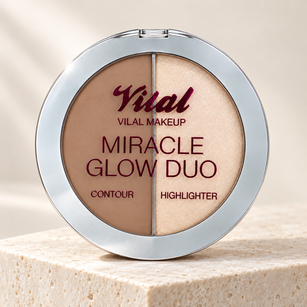 Vilal Makeup Miracle Glow Duo (Contour & Highlighter)