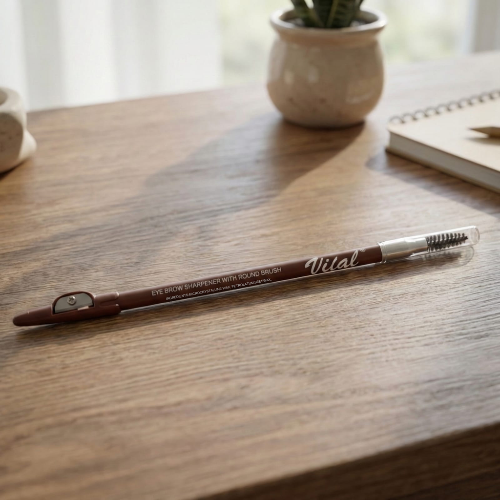 Eyebrow Sharpener with Round Brush