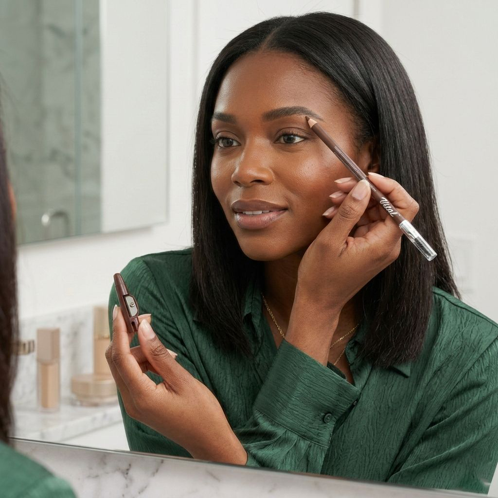 Eyebrow Sharpener with Round Brush